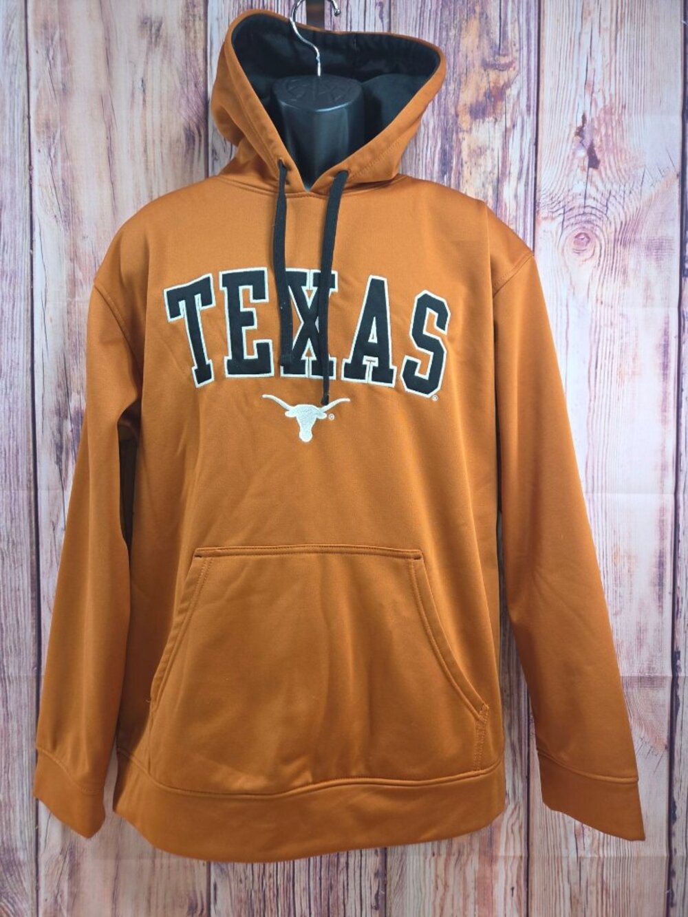 Texas Longhorns Section 101 Majestic Orange Hoodie Large